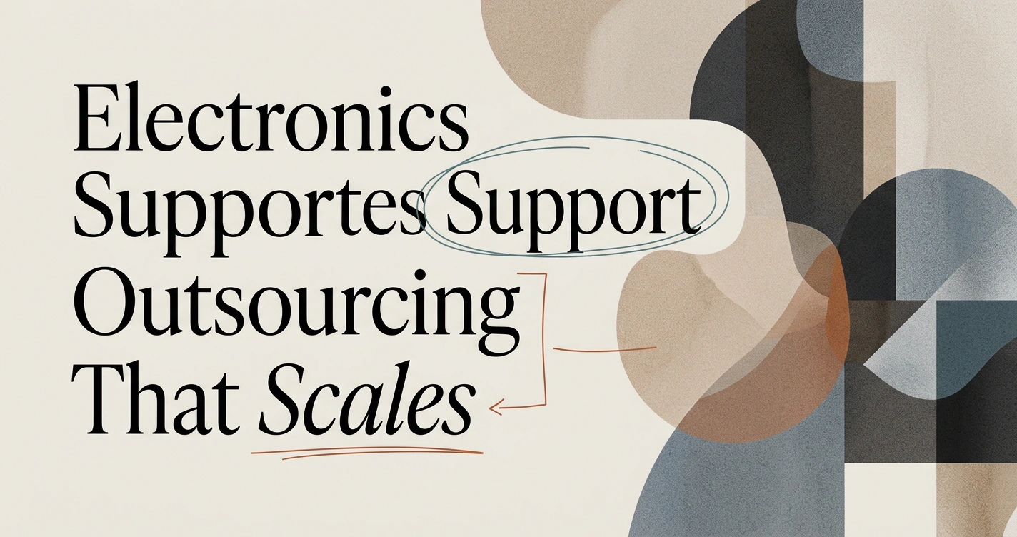 Electronics Technical Support Outsourcing That Scales