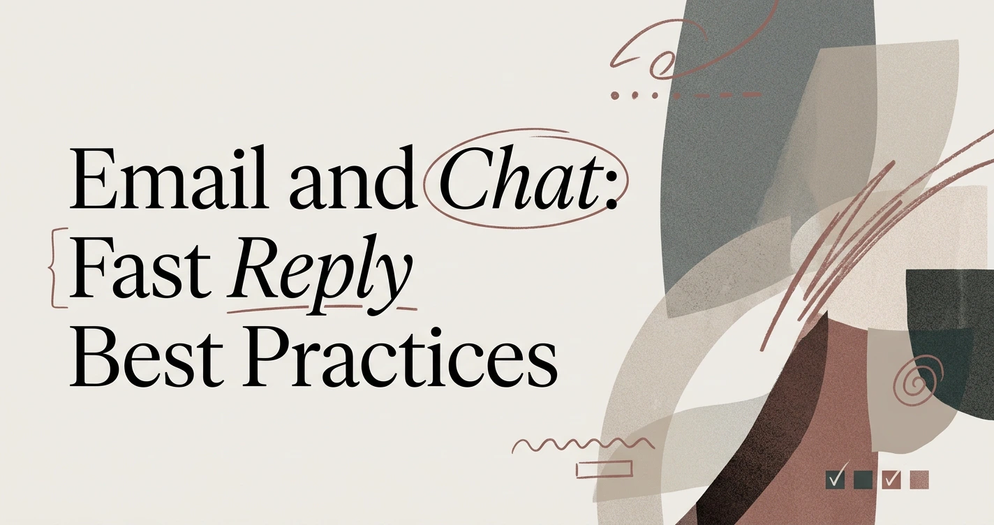Email and Chat Support: Best Practices for Fast Replies