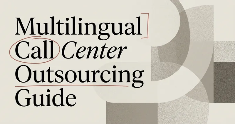 Multilingual Call Center Outsourcing: A Complete Guide