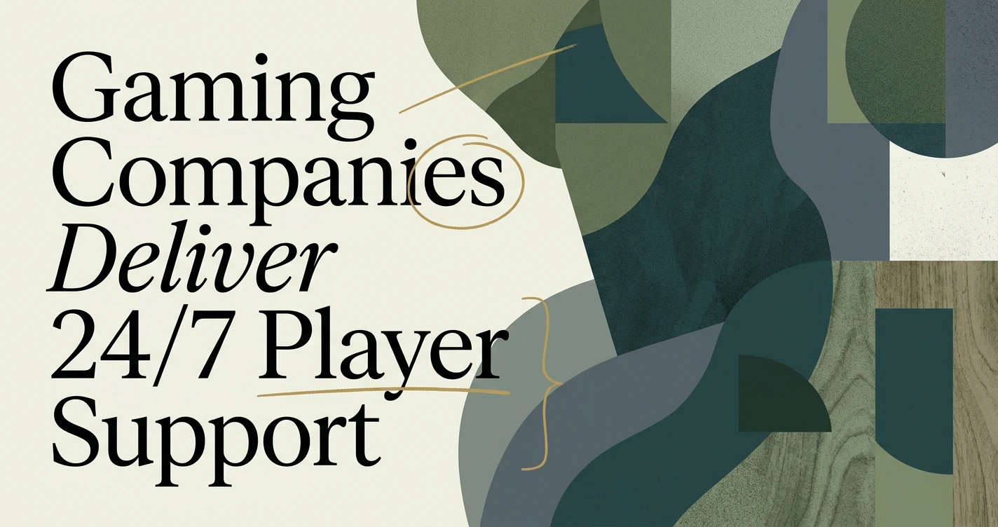 How Gaming Companies Deliver 24/7 Player Support